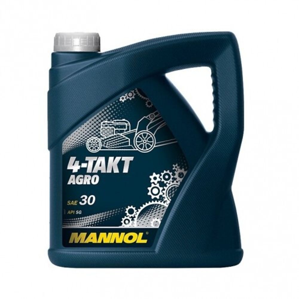 MANNOL 7204 4-Takt Agro SG SAE 30 Масло моторное минеральное, 4л