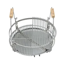 Керамический угольный гриль Monolith One.66, 52 см, чёрный, с ножками и столиками