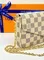 Клатч Louis Vuitton Felicie канва Damier Azur светло-серый