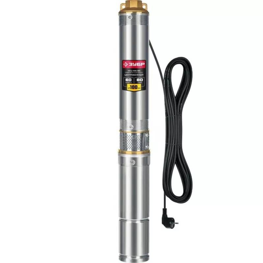 Насос скважинный Зубр НСЦ-100-60 центробежный 900 Вт 60 м