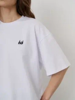 T-shirt white short sleeve with print short