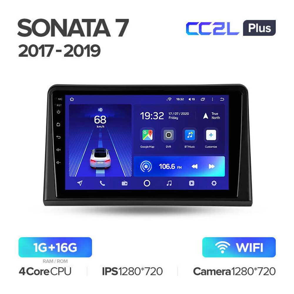 Teyes CC2L Plus 9" для Hyundai Sonata 2017-2019