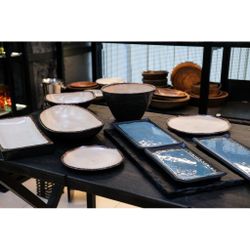 Блюдо 21*2 см круглое Timber Brown пластик меламин P.L. Proff Cuisine