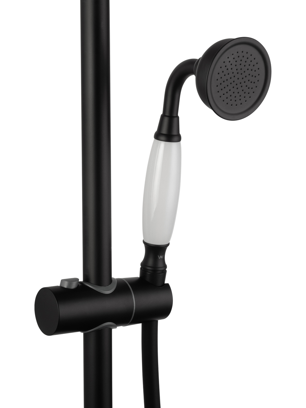 Душевая система с термостатом WONZON & WOGHAND RETRO, Черный матовый (WW-B3041-MB)