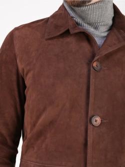 Кожаная куртка демисезонная замшевая натуральная