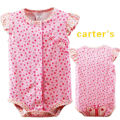 Боди детское с цветочным принтом и аппликациями