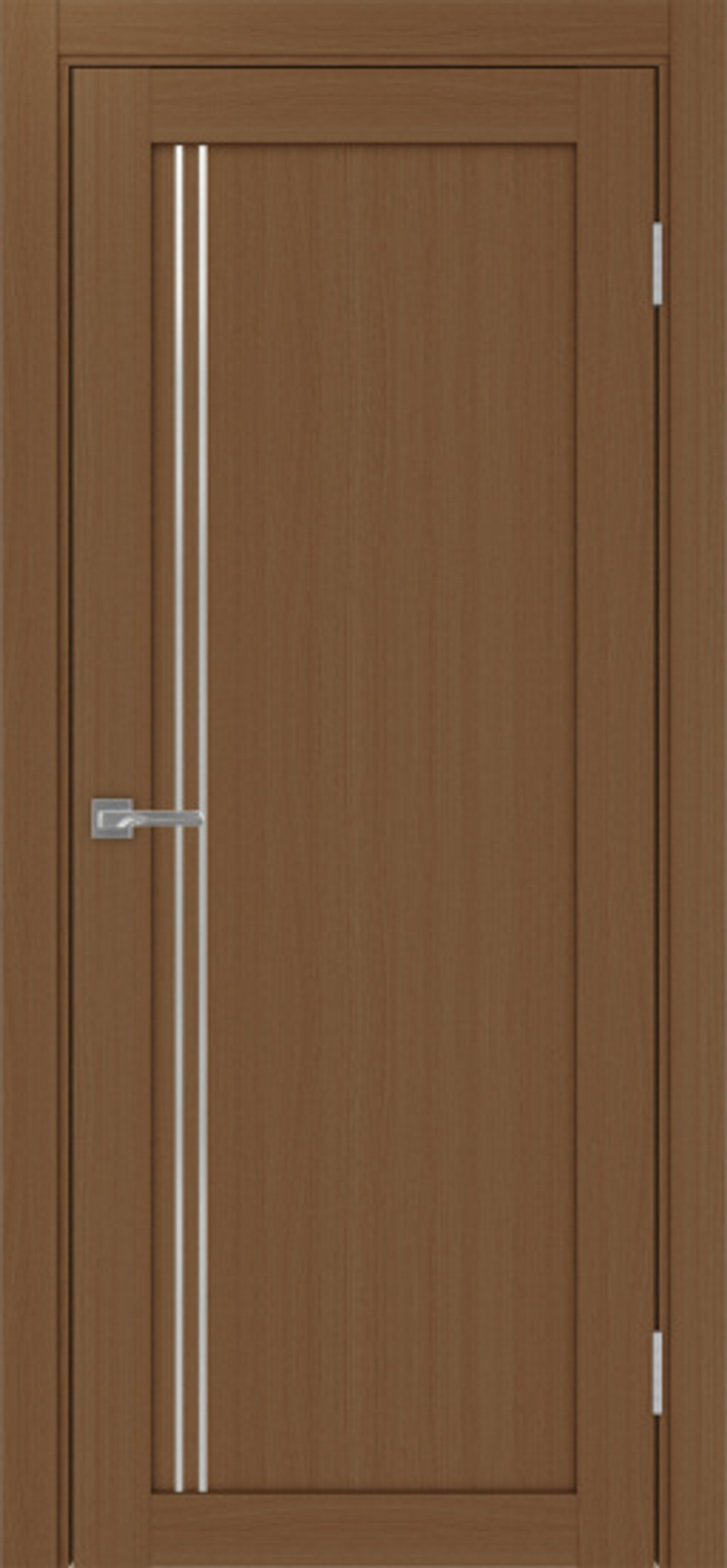 Межкомнатная дверь Optima Porte ТУРИН 566АППSC.111 Молдинг AL мат.хром
