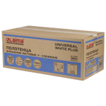 Полотенца бумажные 250 шт., LAIMA (H3) UNIVERSAL WHITE PLUS, 1-слойные, белые, КОМПЛЕКТ 15 пачек, 23×23, V-сложение.