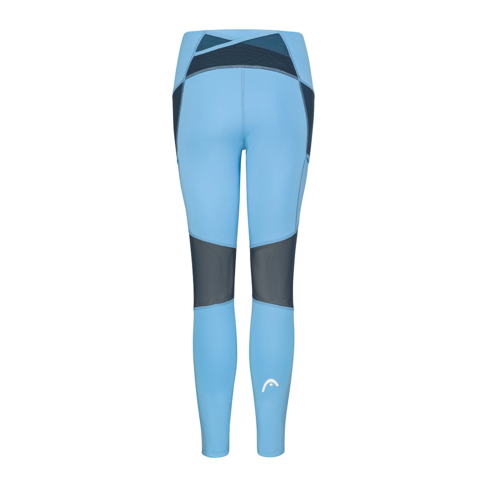 Женские теннисные брюки HEAD Tech Tight Women - Light Blue