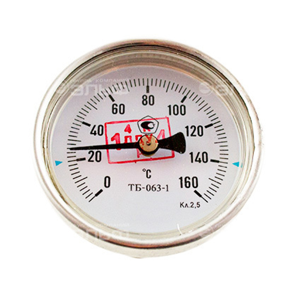 Термометр биметаллический 150°C L=100