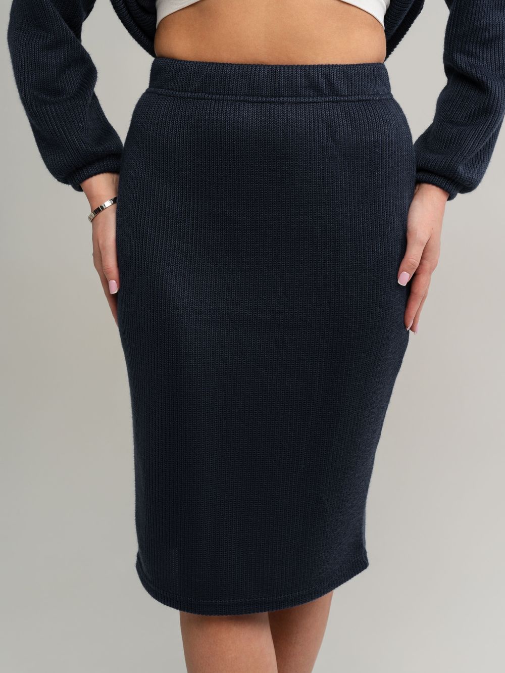 Костюм с юбкой Совершенство форм (синий) К15118-10М LT Collection