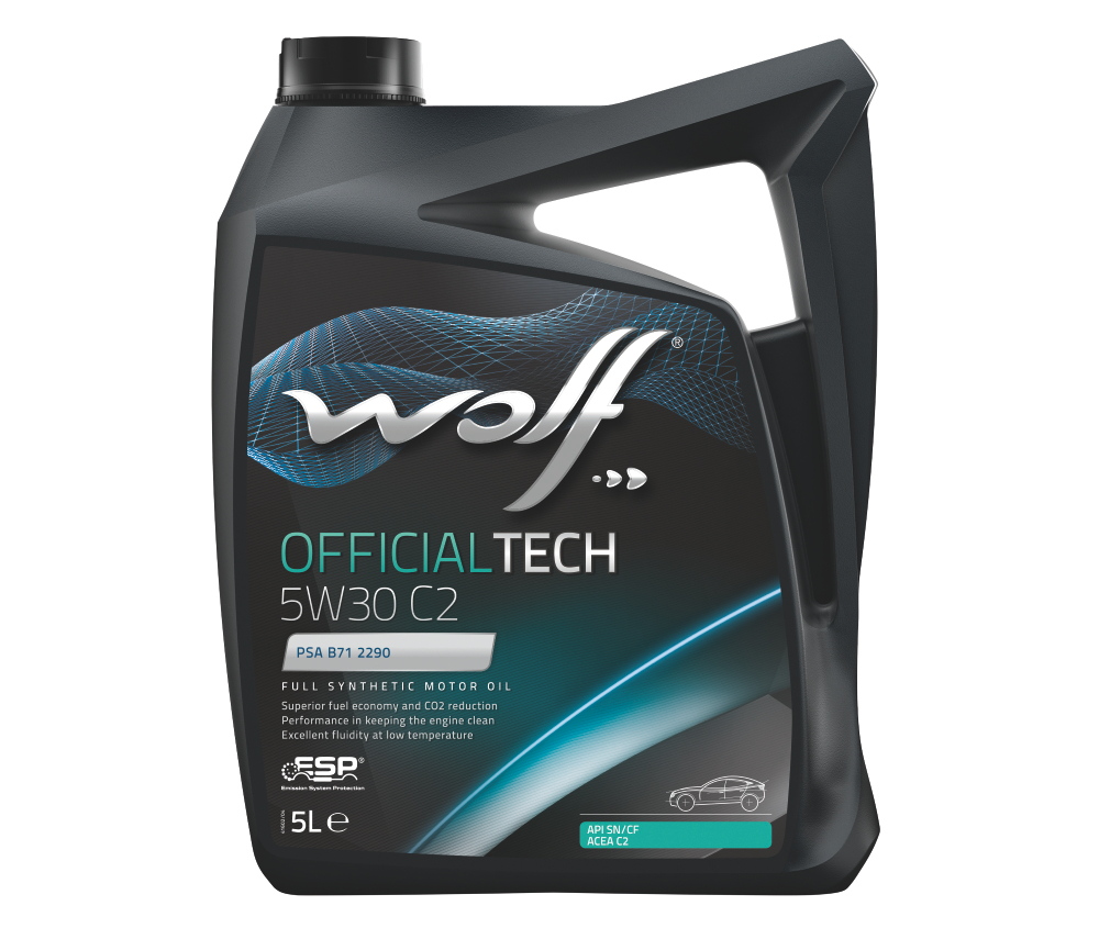 Масло моторное Wolf OfficialTech 5W30 C2 5 л