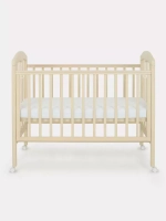 Кровать детская 120*60 "СИЛЬВИЯ"-2 (арт.44) кол/кач (слоновая кость)