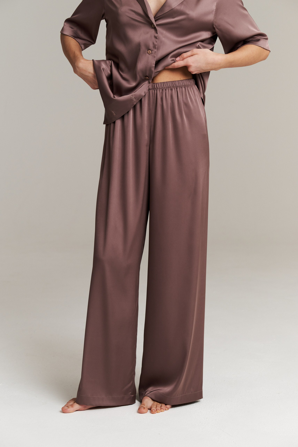 Пижамные брюки из шелка