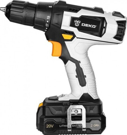 Набор аккумуляторного инструмента DEKO DKCD20&DKAG20-125 063-4204