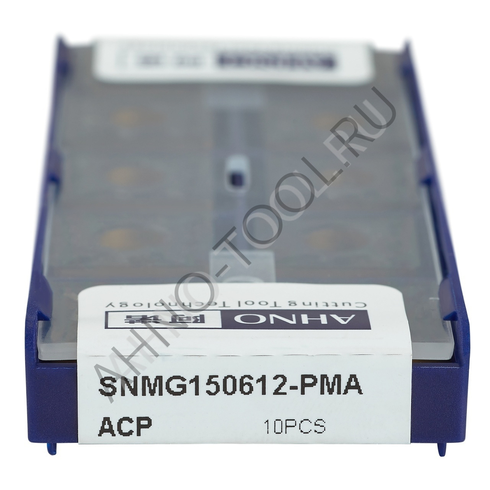 Пластина твердосплавная ISO SNMG150612-PMA ACP20E AHNO по стали, получистовая