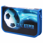 Пенал ПИФАГОР, 1 отделение, ламинированный картон, 19х11 см, "Footballer"