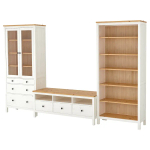 Тумба под телевизор - IKEA HEMNES, 197x326 см, белый, Хемнэс ИКЕА