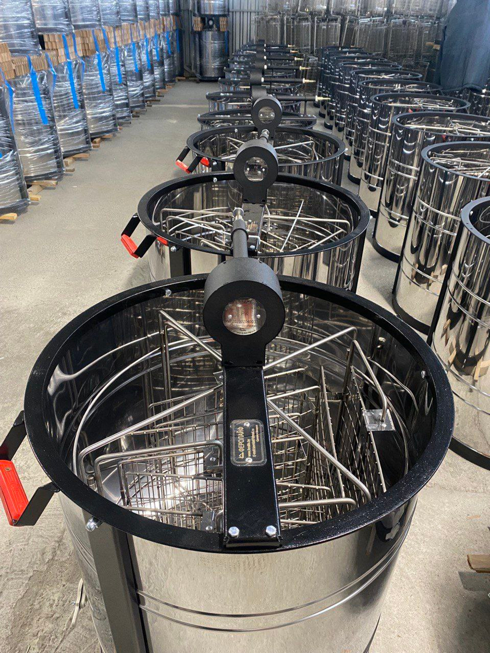 Медогонка 3 рамочная, кассеты поворотные (нержавейка) Беларусь