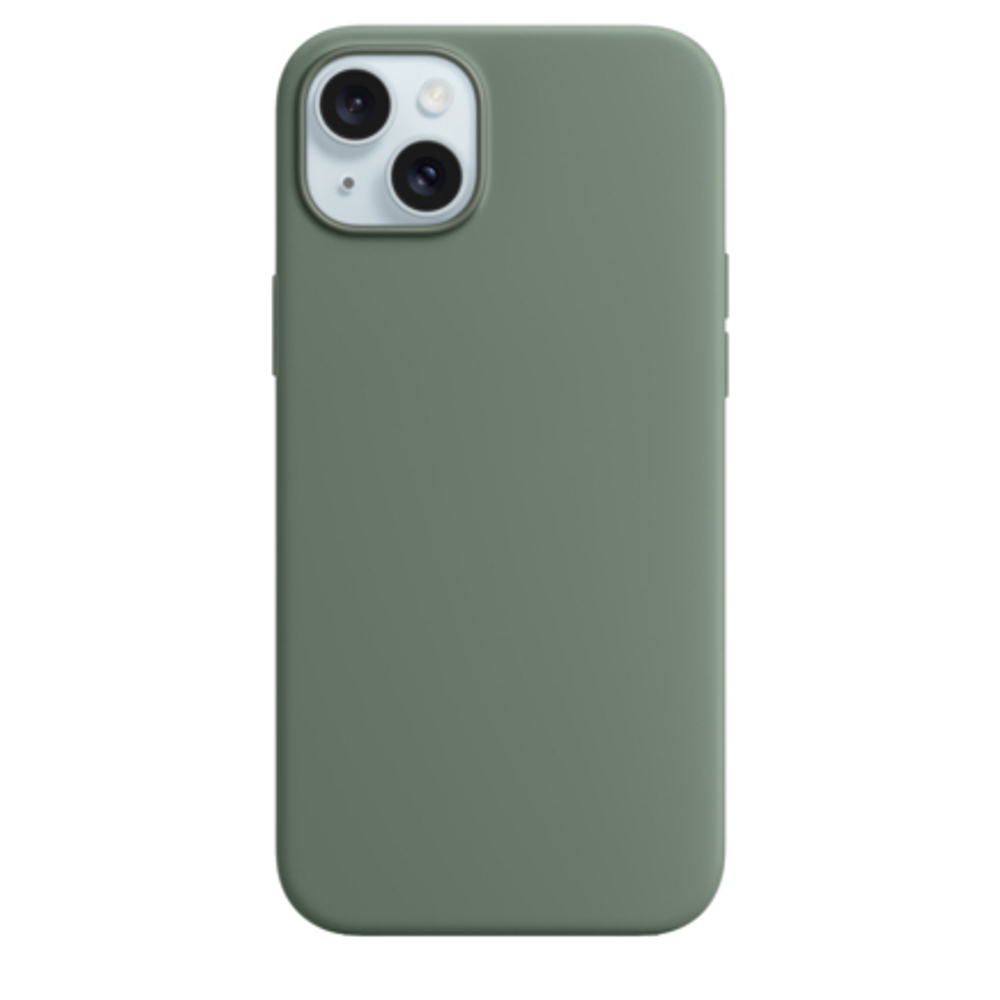 Силиконовый чехол с поддержкой MagSafe Apple Silicone Case для iPhone 15 Plus