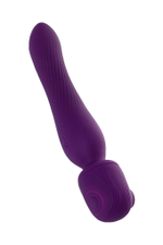 Стимулятор 2 в 1 Kisom фиолетовый 24 см