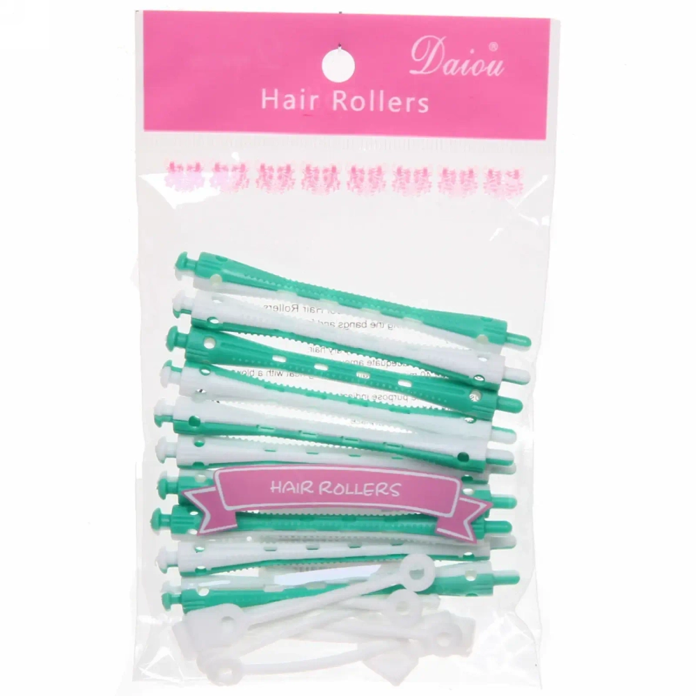 Бигуди пластмассовые-коклюшки 10шт, d=8мм