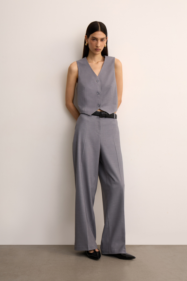 Жилет прямой