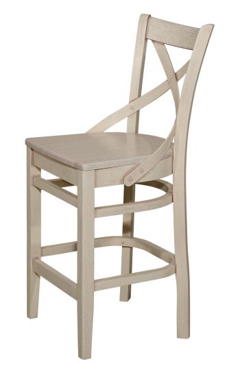 Стул полубарный Соло-ПБ (дуб/тон 900/жесткое сиденье)
