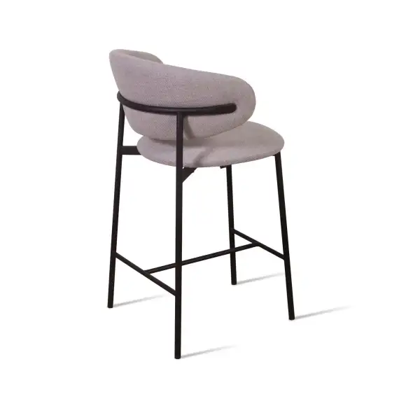 Полубарный стул Adele, серая рогожка