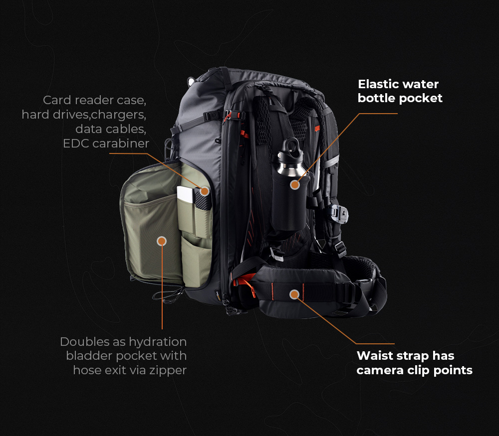 Рюкзак PGYTECH OnePro Focux 25L, цвет Space Black