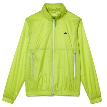Мужская теннисная куртка Lacoste Tennis x Novak Djokovic Zip Jacket - желтый