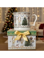 Новогодний подарочный кружка с изображением Щелкунчика