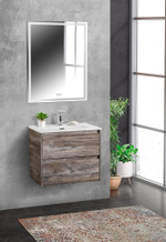 Тумба подвесная с раковиной BelBagno KRAFT 39-600/390-2C-SO-PP