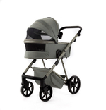 Детская универсальная коляска Adamex Delta Natura - DN-7 Salvia (шалфей, ткань)