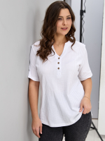 Блузка БЛ-122/молоко-жаткаполоса