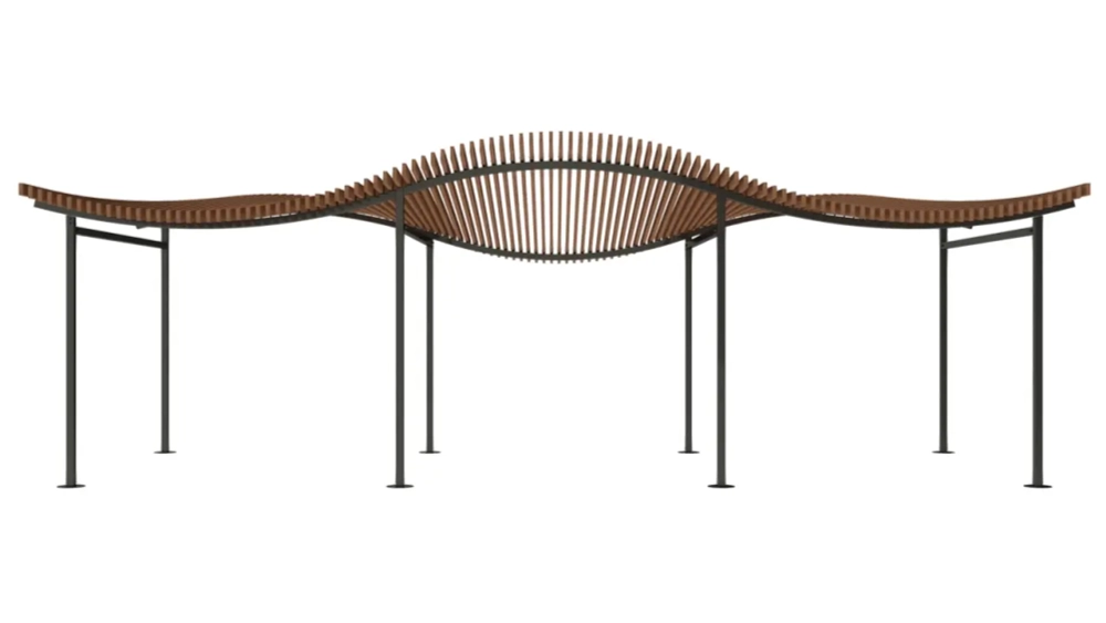 Навес волна SK00153