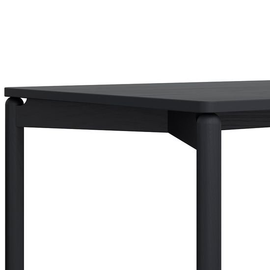 Стол обеденный saga, 75х150 см, темно-серый