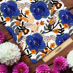 Ткань шифон соцветия для весеннего дизайна