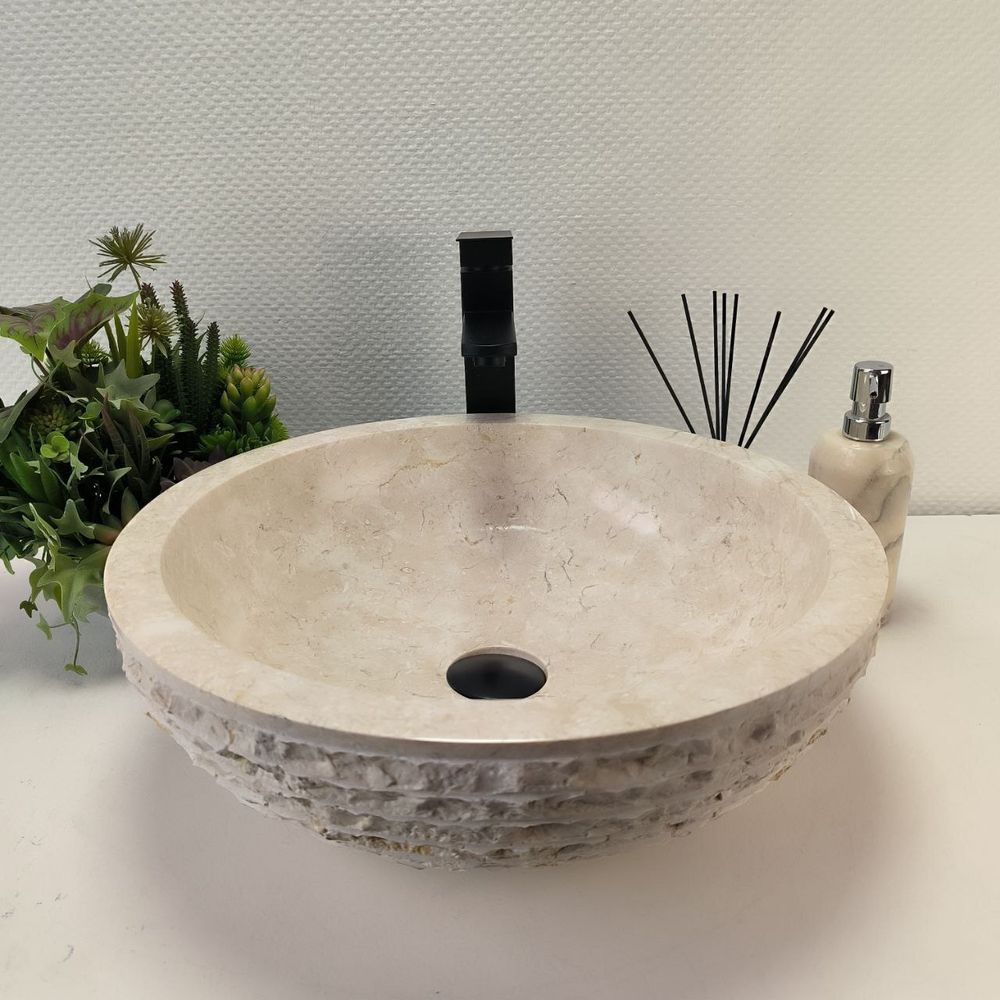 Раковина из мрамора Bowl Cream Marmo BM-62919 45*45*15 97