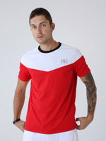 футболка спортивная город горький красный белый