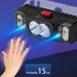 Фонарь NGY HY-T660-2 налобный + крепление на велосипед