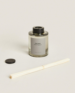 Zara Home DARK AMBER REED DIFFUSERS — ароматический диффузор с тростниковыми палочками, Темный Янтарь, 200 мл