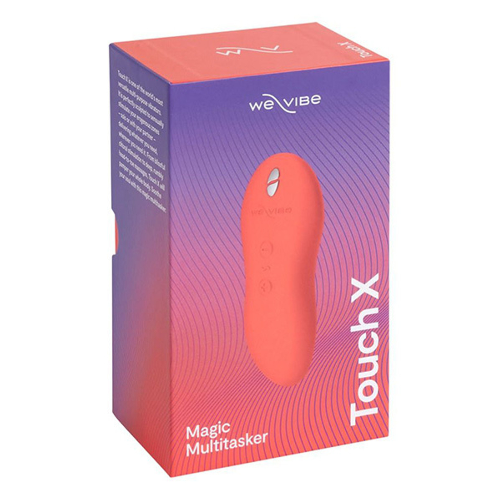 Коралловый вибростимулятор 10,2см We-Vibe Touch X SNTCSG4