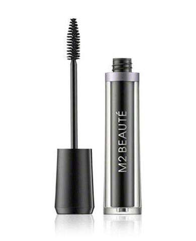 M2 Beauté Black Nano Mascara Nutrition & Natural Growth Haarwachstum fördernde Mascara (6 ml)