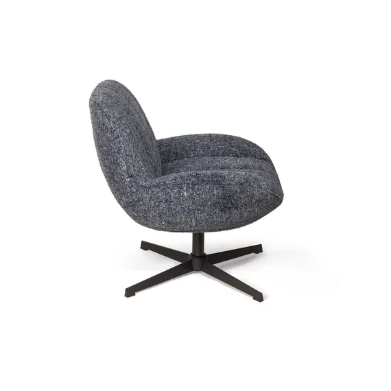 Крутящееся кресло Mateo, синее букле