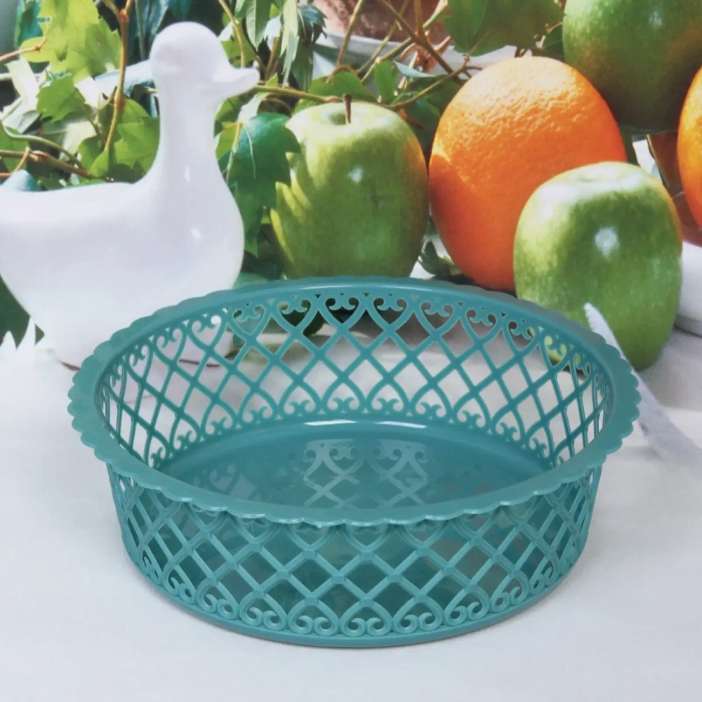 Сухарница пластиковая «Астория» 21*6,5см, морская волна