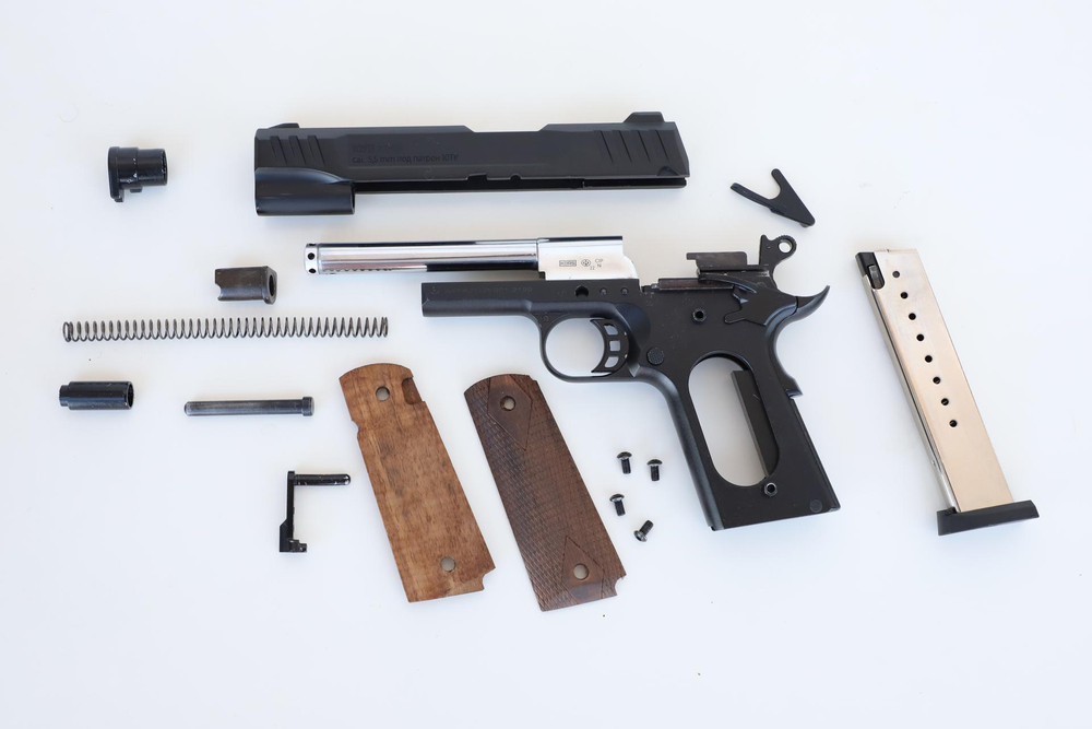 Сигнальный пистолет мод. К 1911 KURS черный матовый кал. 5.5 мм.