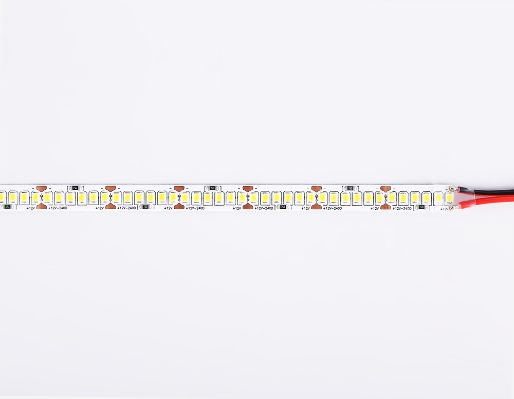 GS1502 2835 240Led/ 19.2W m/ 12V IP20 4500K/ 5000*10*1.2mm (2 конт.)
