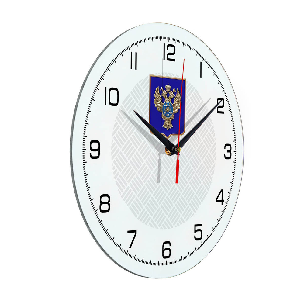 Настенные часы "Эмблема герб Казначейство 54"