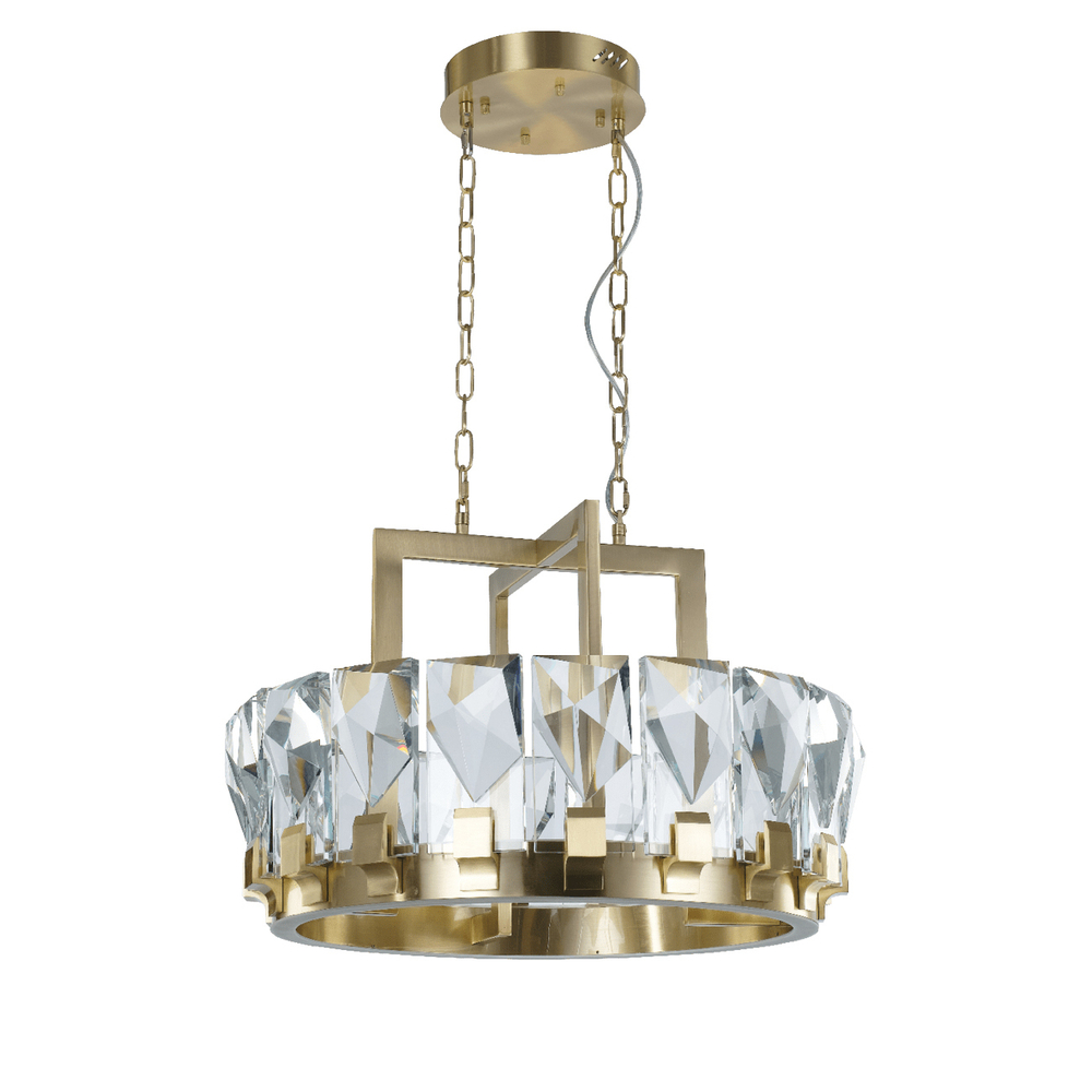 Люстра GM0034-P12-2 ant.brass